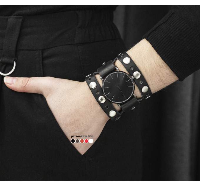 Шкіряний ремінець для годинника, 5625