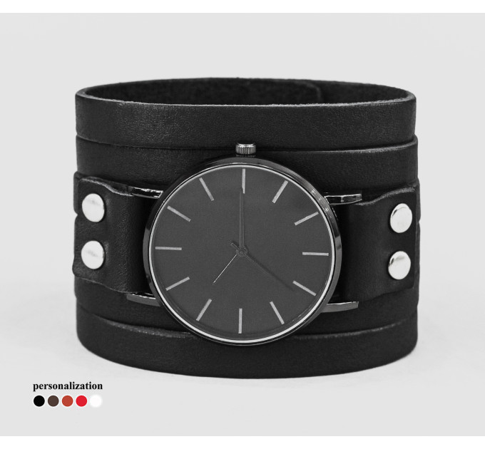 Шкіряний ремінець для годинника, 5640