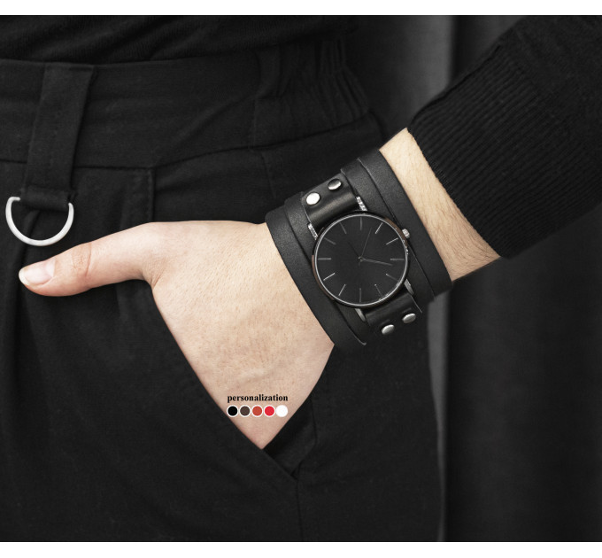 Шкіряний ремінець для годинника, 5640