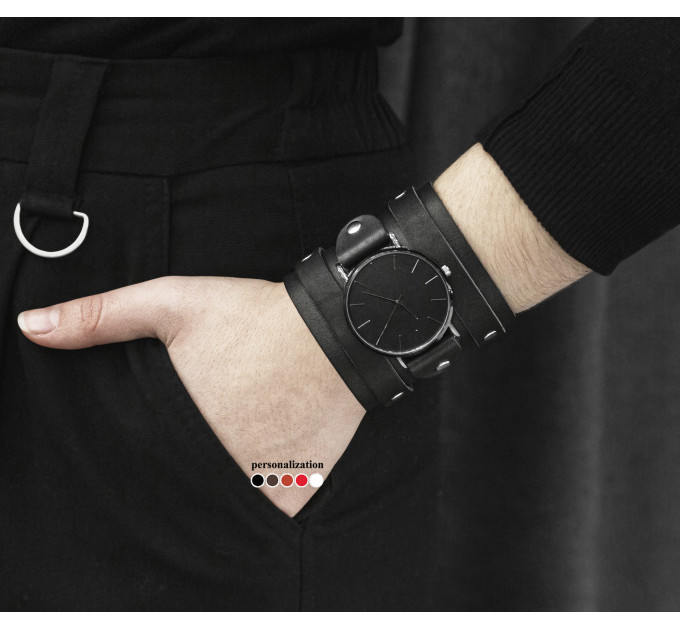 Шкіряний ремінець для годинника, 5715