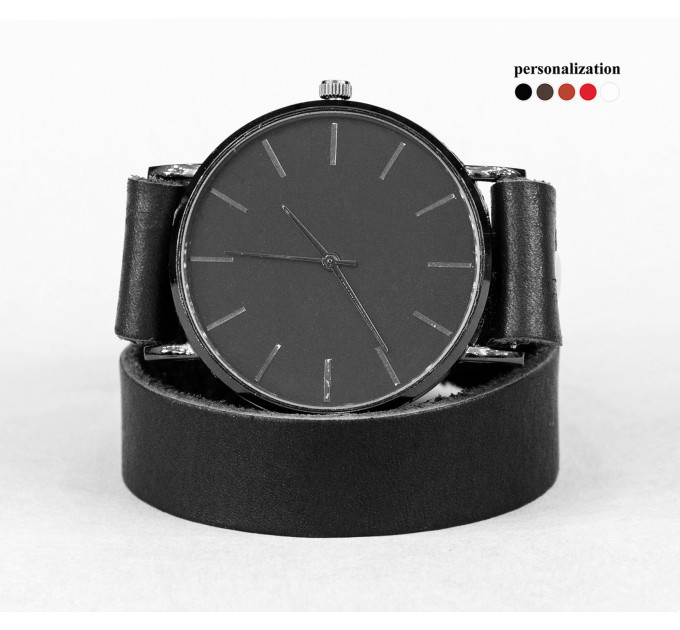 Шкіряний ремінець для годинника, 5810