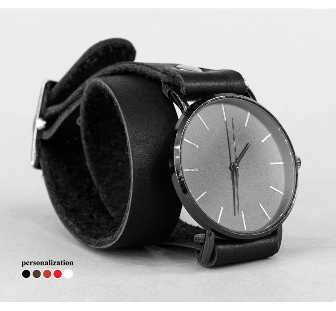 Шкіряний ремінець для годинника, 5810