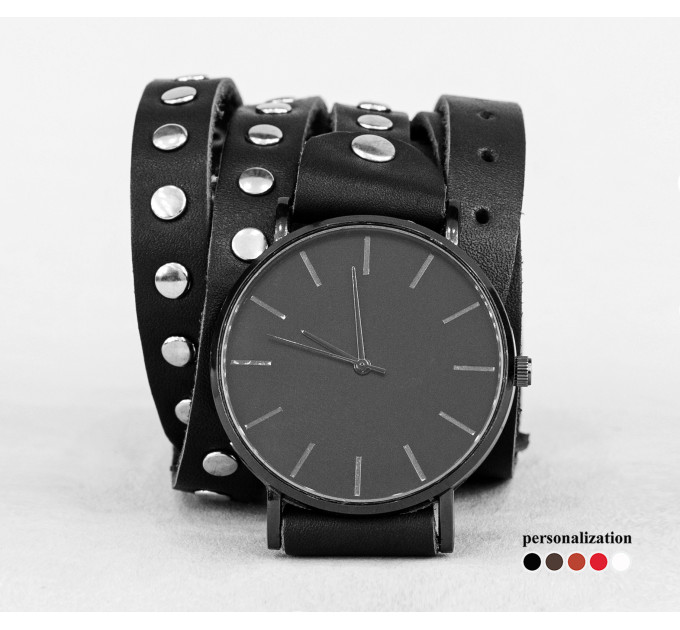 Шкіряний ремінець для годинника, 5856