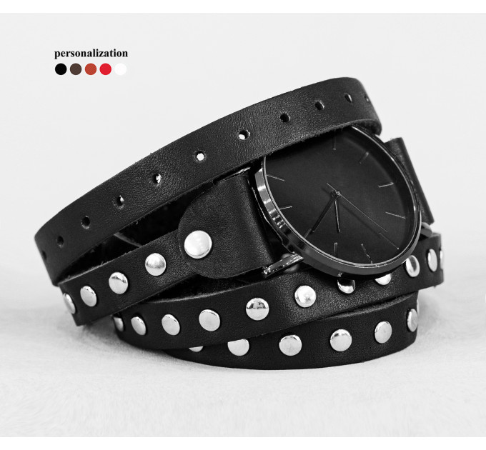 Шкіряний ремінець для годинника, 5856