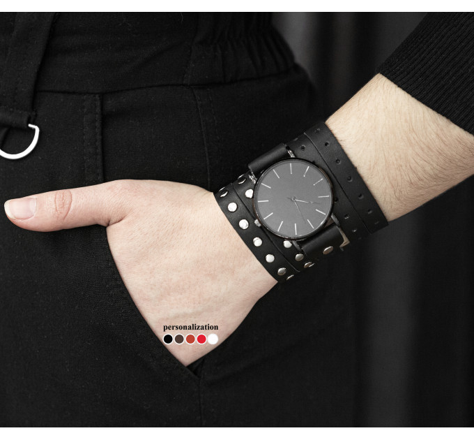 Шкіряний ремінець для годинника, 5856