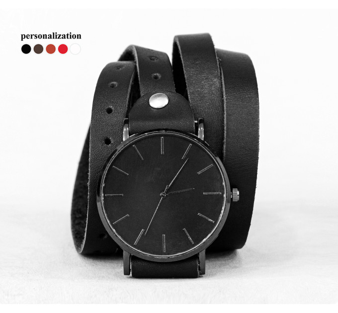 Шкіряний ремінець для годинника, 5858