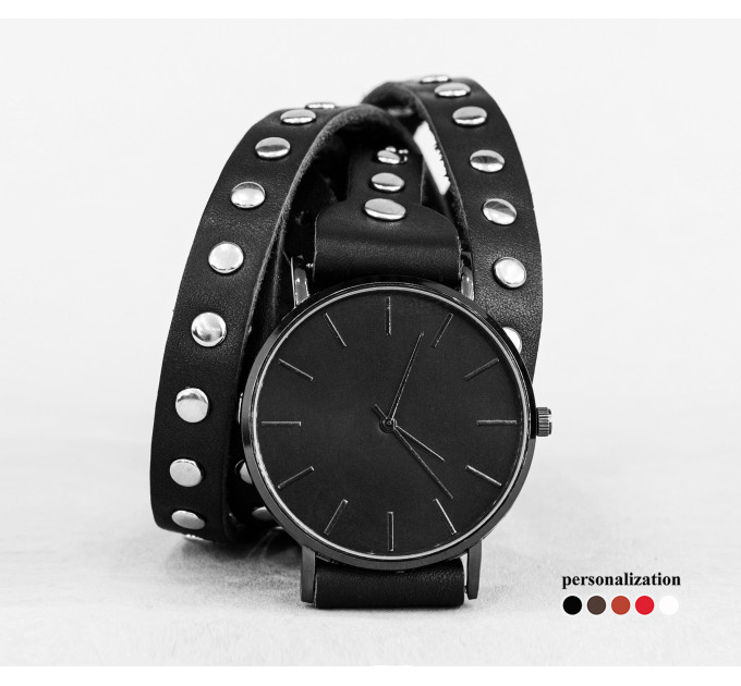 Шкіряний ремінець для годинника, 5861