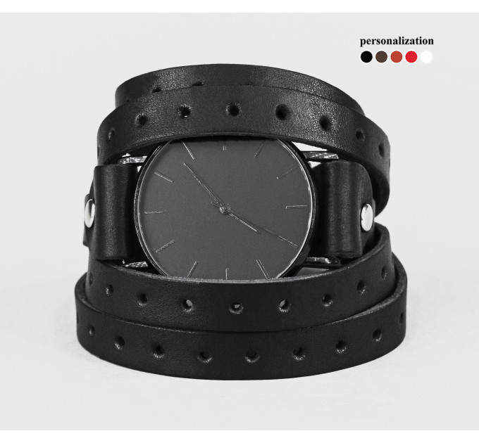 Шкіряний ремінець для годинника, 5864