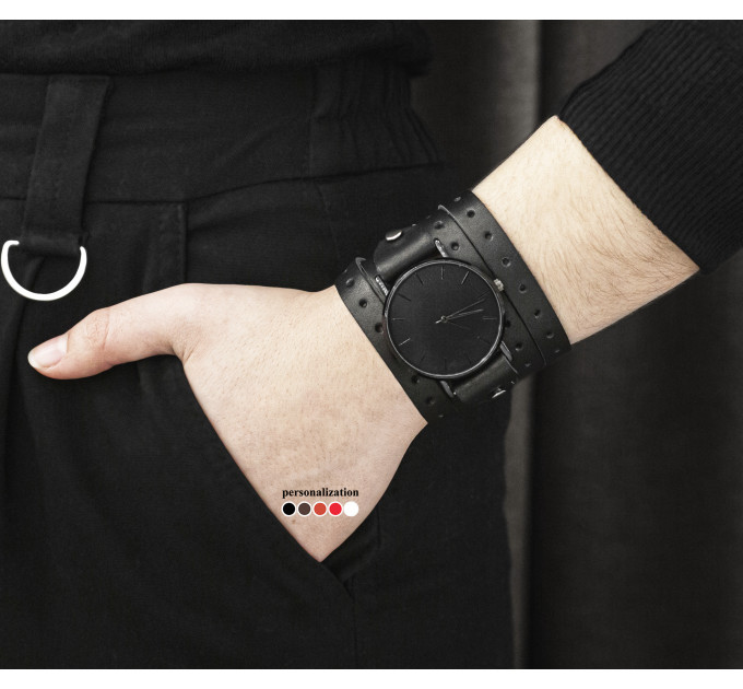 Шкіряний ремінець для годинника, 5864