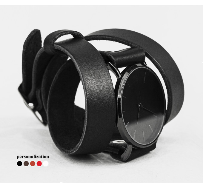 Шкіряний ремінець для годинника, 5875