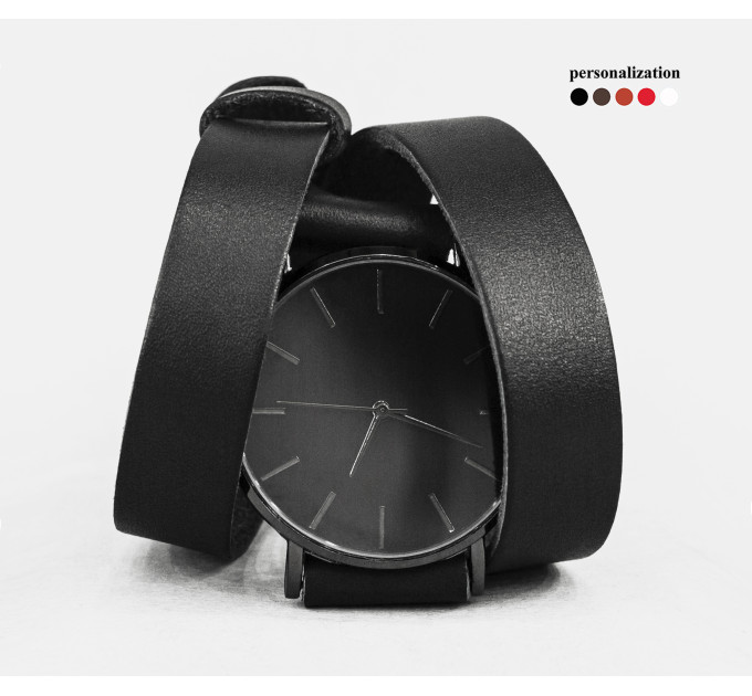 Шкіряний ремінець для годинника, 5875