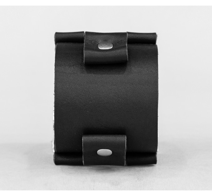 Широкий шкіряний браслет, 6000