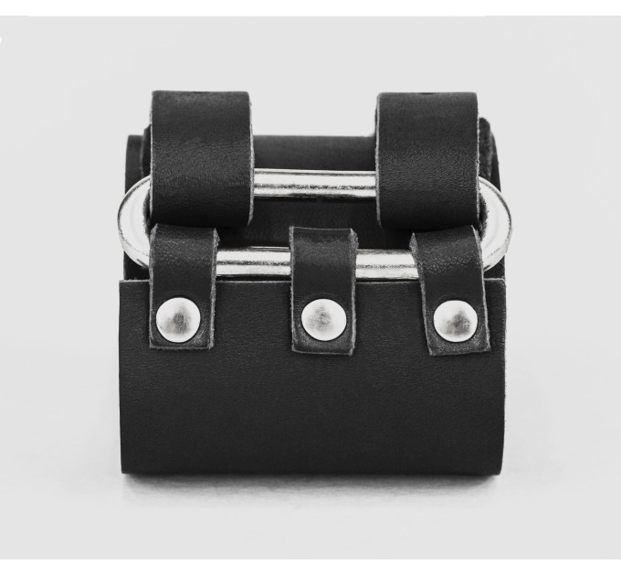 Широкий шкіряний браслет, 6107