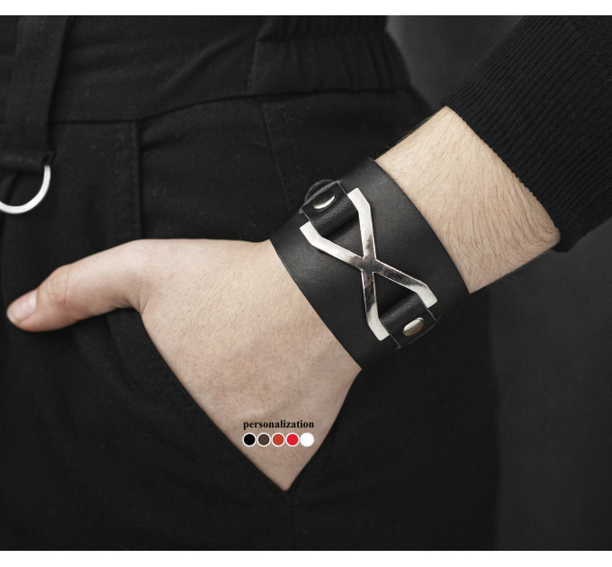 Шкіряний браслет, 6555