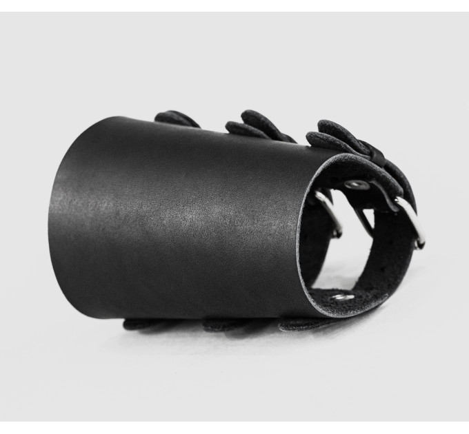 Широкий шкіряний браслет, 6600