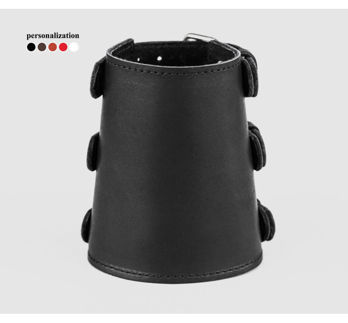 Широкий шкіряний браслет, 6600ст