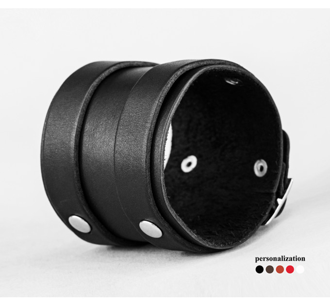 Широкий шкіряний браслет, 6700