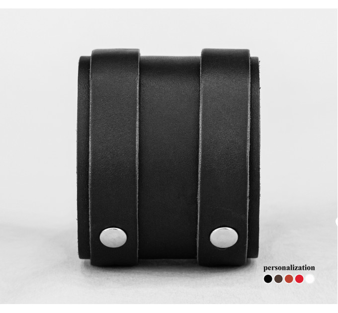 Широкий шкіряний браслет, 6700