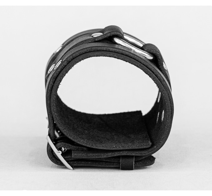 Широкий шкіряний браслет, 6711