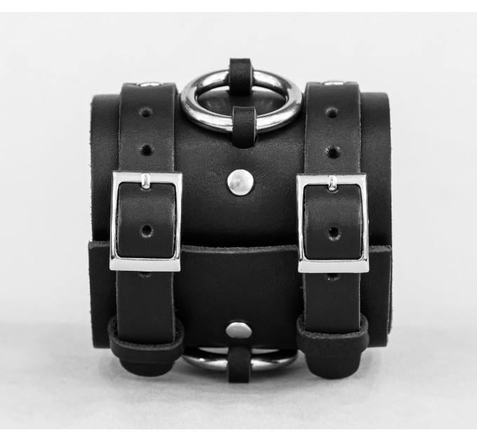 Широкий шкіряний браслет, 6712