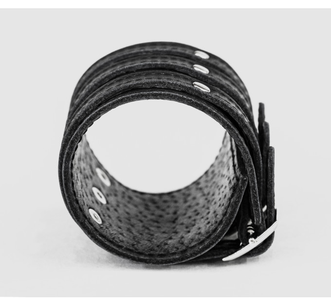 Широкий шкіряний браслет, 6715ст