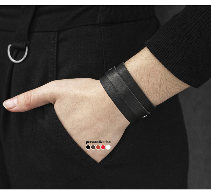 Шкіряний браслет, 6716