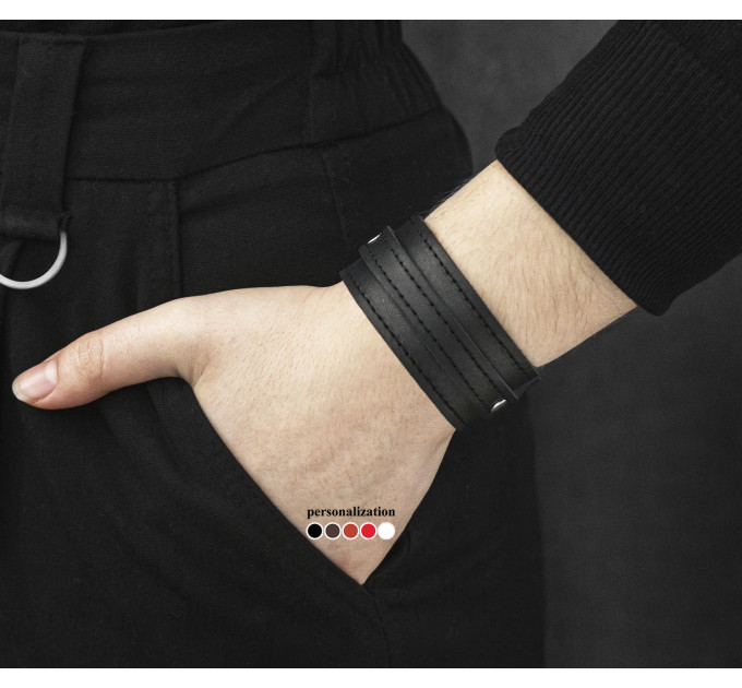 Шкіряний браслет, 6716ст