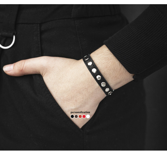 Шкіряний браслет, 6901ст