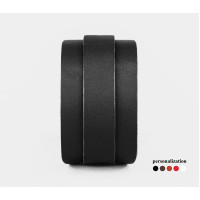 Широкий шкіряний браслет, 8020