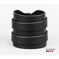 Широкий шкіряний браслет, 8030