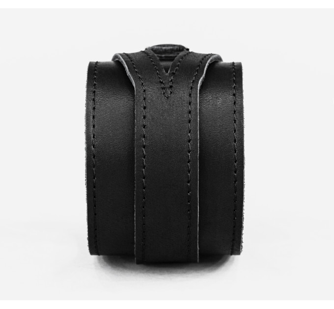 Широкий шкіряний браслет, 8040ст