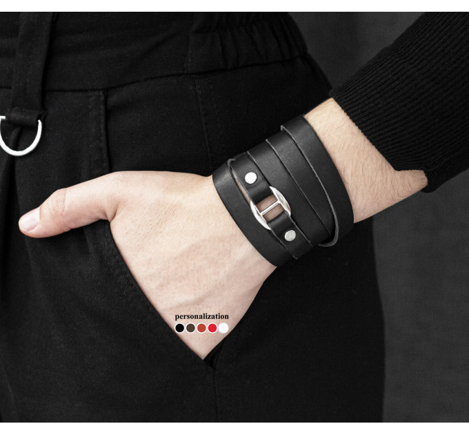 Шкіряний браслет, 8060