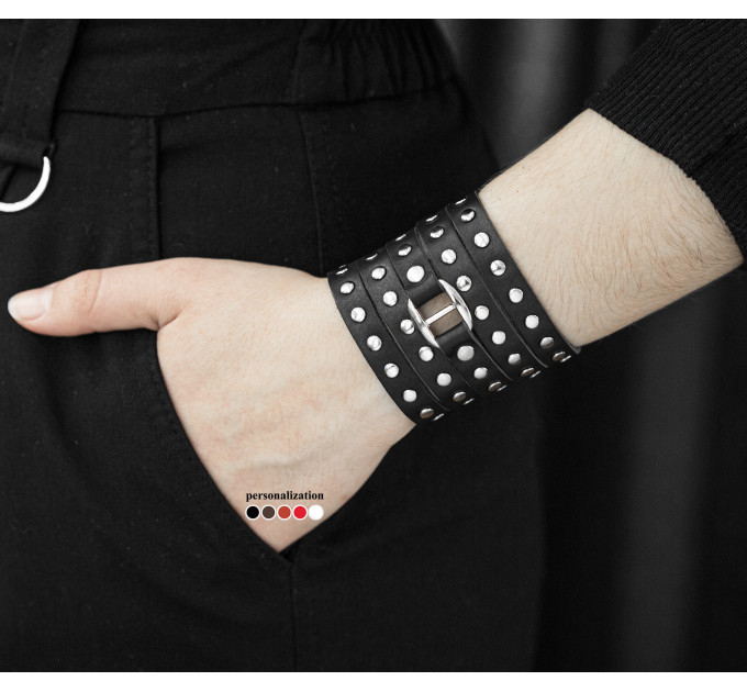 Шкіряний браслет, 8061