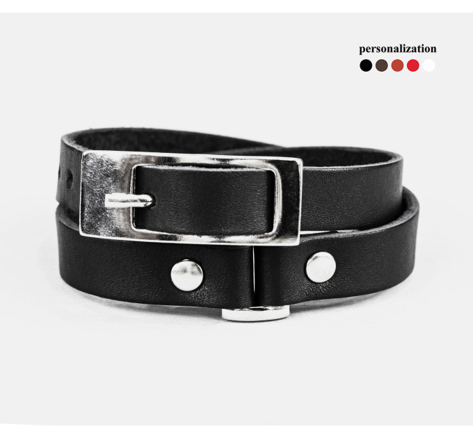 Шкіряний браслет, 8062