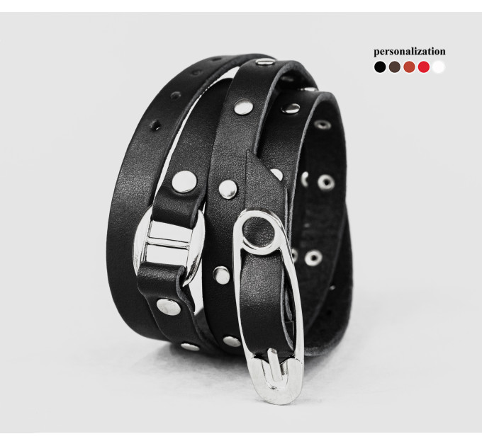 Шкіряний браслет, 8067