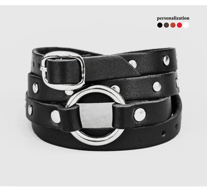 Шкіряний браслет, 8068