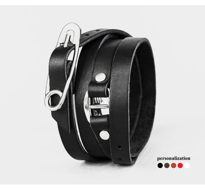 Шкіряний браслет, 8069