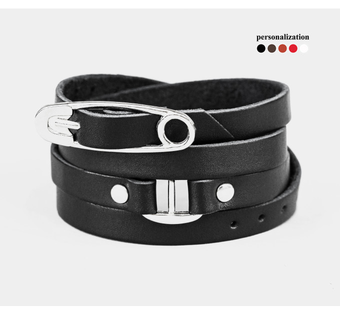 Шкіряний браслет, 8069