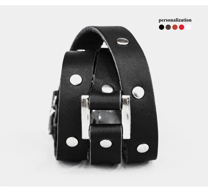 Шкіряний браслет, 8070