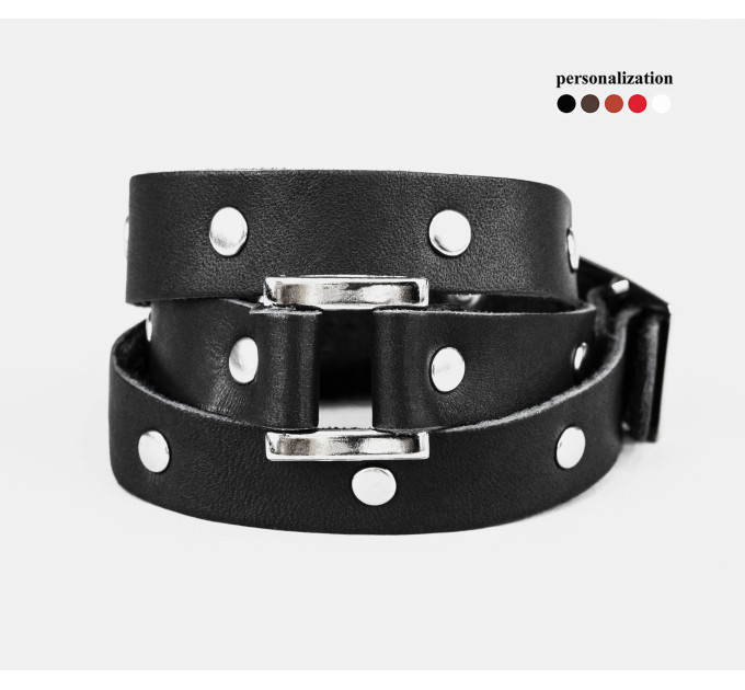 Шкіряний браслет, 8070