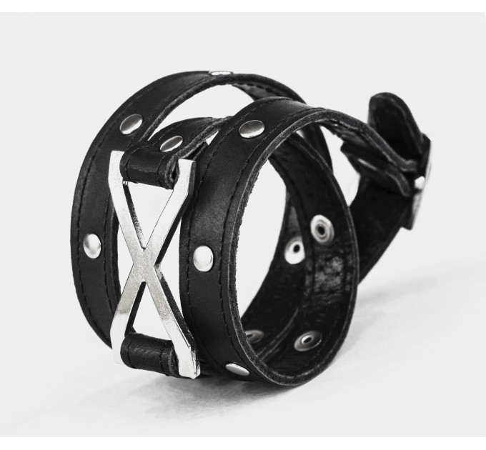 Шкіряний браслет, 8073ст