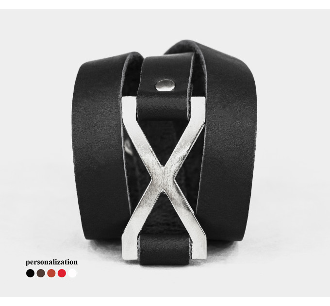 Шкіряний браслет, 8074