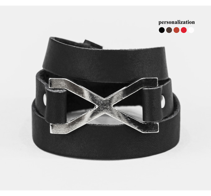 Шкіряний браслет, 8074