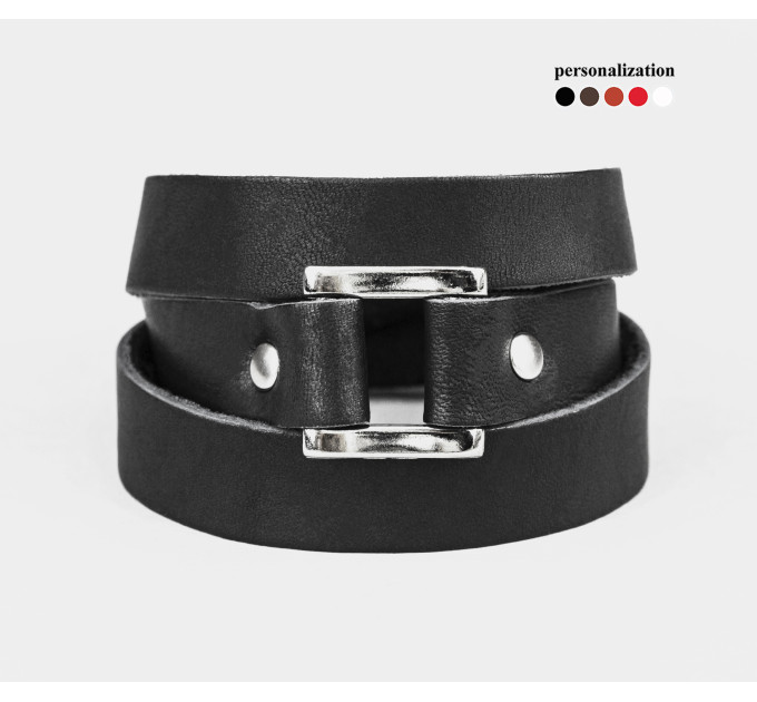 Шкіряний браслет, 8075