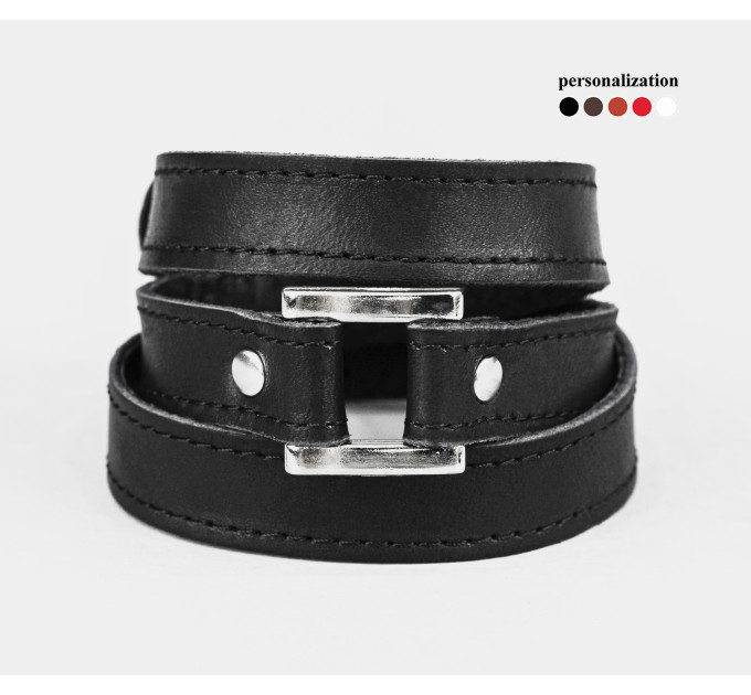 Шкіряний браслет, 8075ст