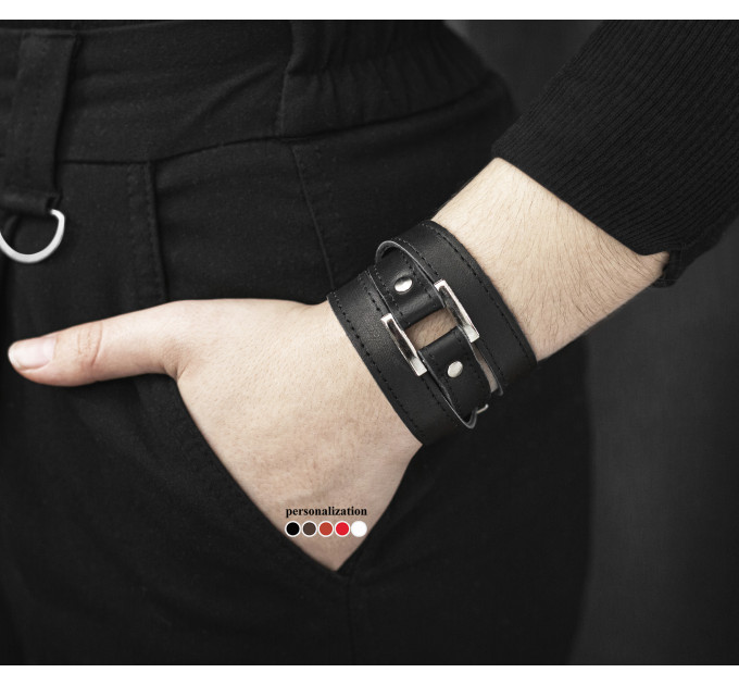 Шкіряний браслет, 8075ст