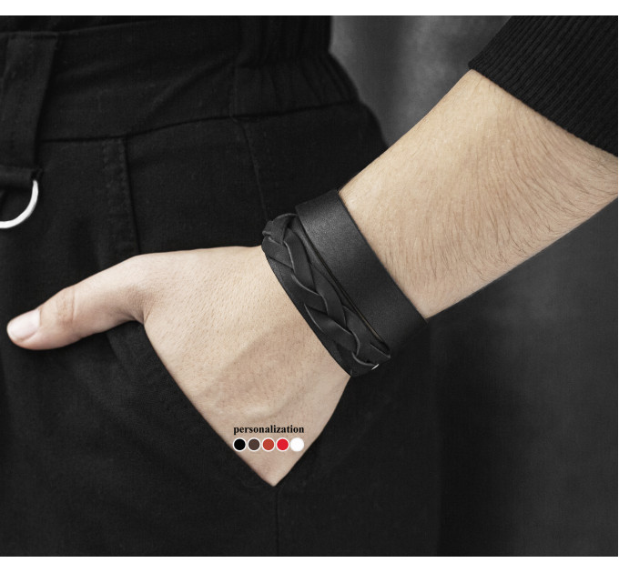 Шкіряний браслет, 8095